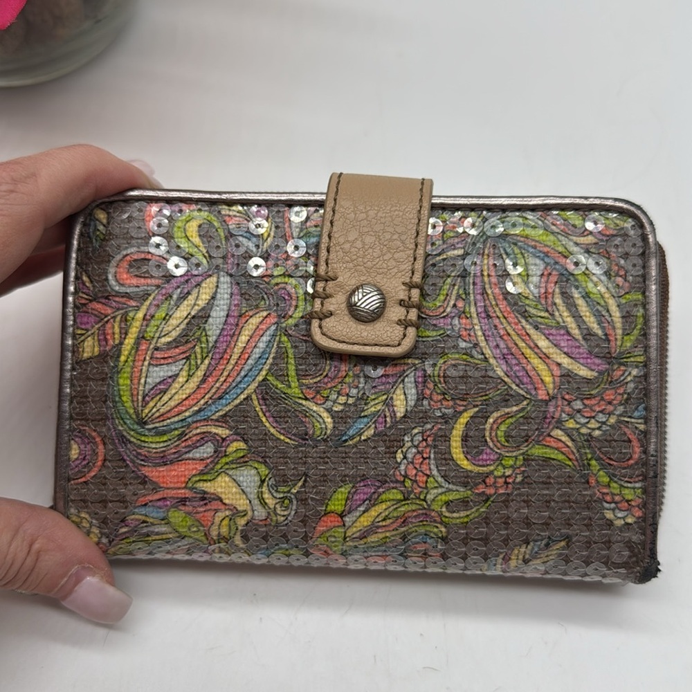 Sakroots Sparkly Sequins Small Mulitcolor Wallet - Picture 2 of 10